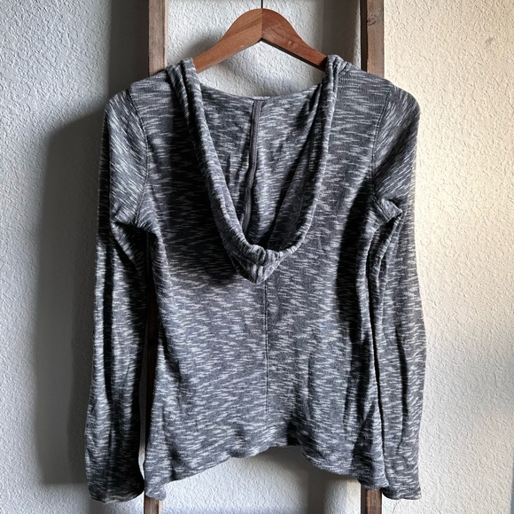 Alo Cowl Neck Space Dyed Hooded Pullover Top Sz: Small - Picture 7 of 7